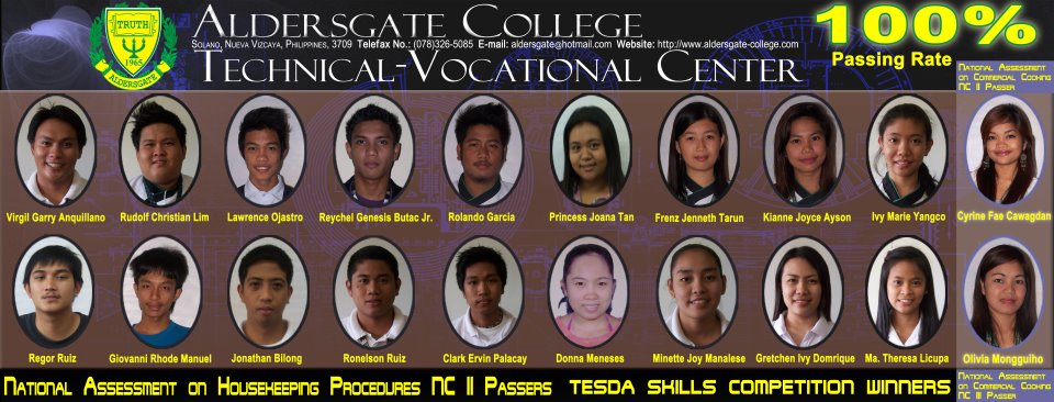 National Assessment on Housekeeping Procedures TESDA NC II Passers